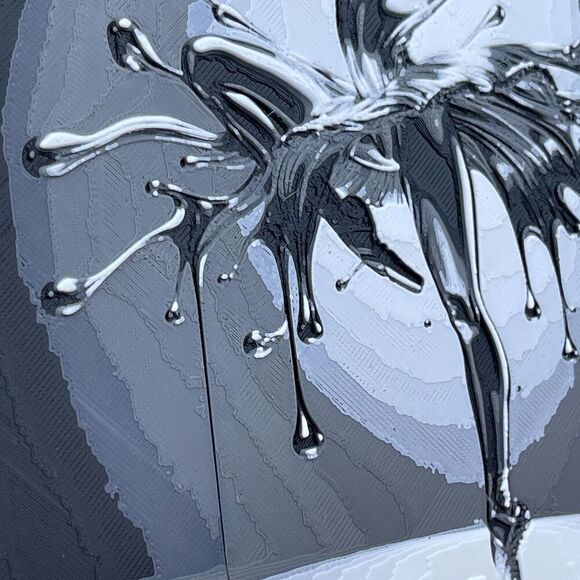 Prima Ballerina Wall Art, Ballerina Art, Water Splash, Hueforge - Picture 3 of 10